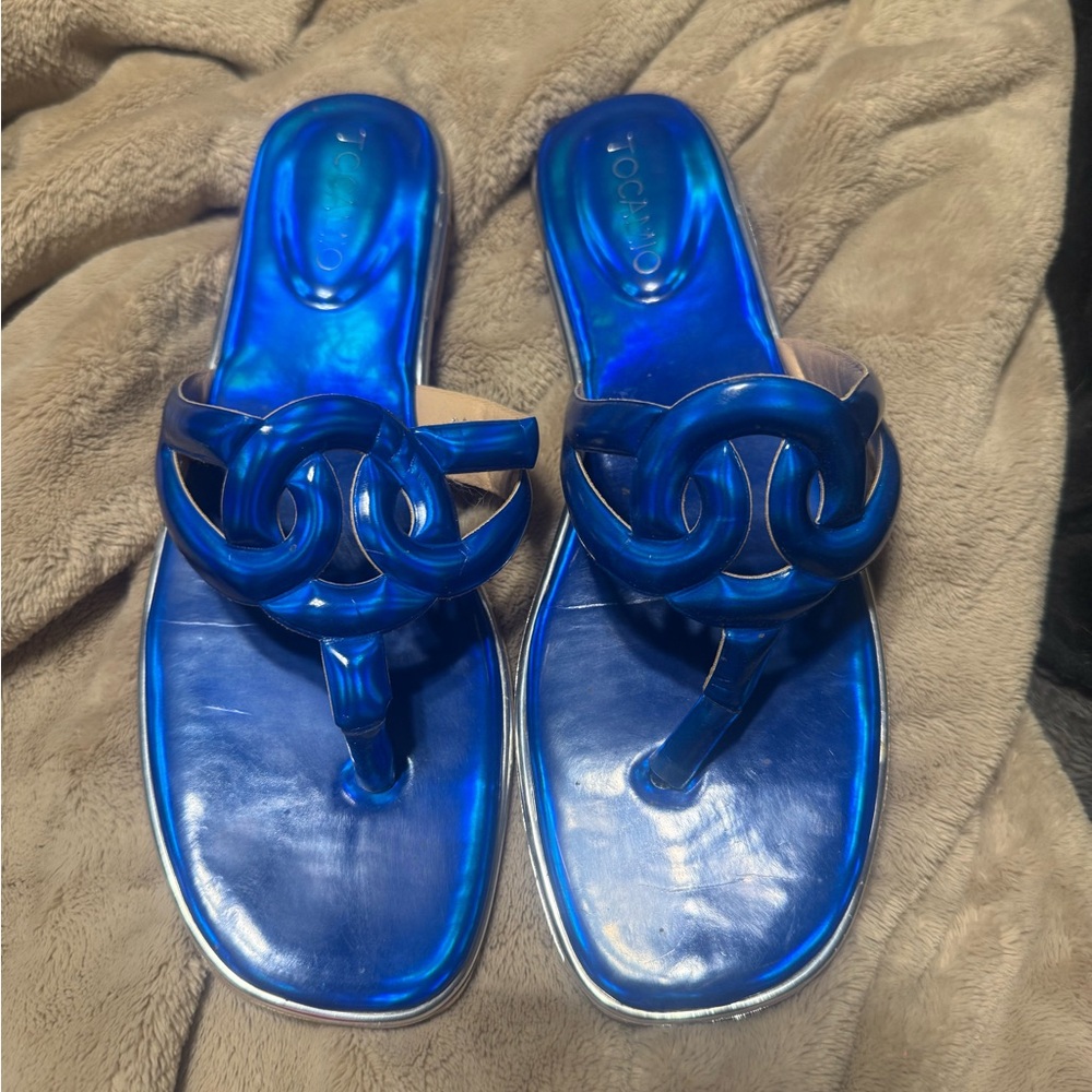 Chic Blue Women's Sandals - Picture 1 of 1